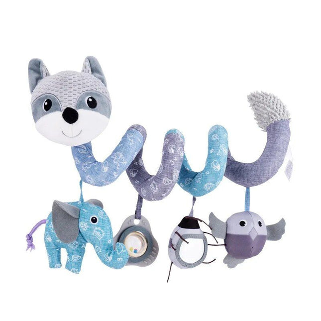 Plush Fox Spiral Activity Toy for Car Seats and Strollers - Wnkrs