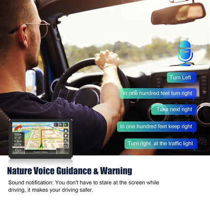 7/5 Inch Car GPS Navigation Touch Screen 256MB+8G HD Car GPS Navigator EU AU US FM Vehicle GPS Navigators Automotive Accessories - Wnkrs