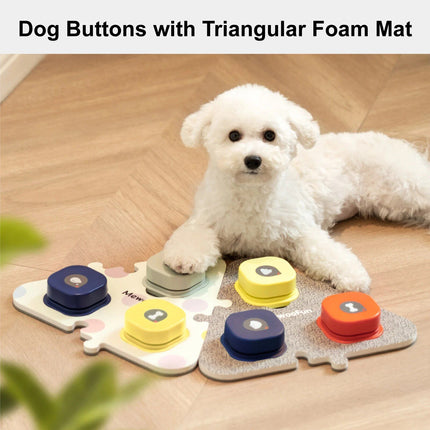 Interactive Pet Training Communication Button with Recording Feature for Dogs and Cats - Wnkrs