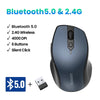 BT5.0 y 2.4G Azul oscuro