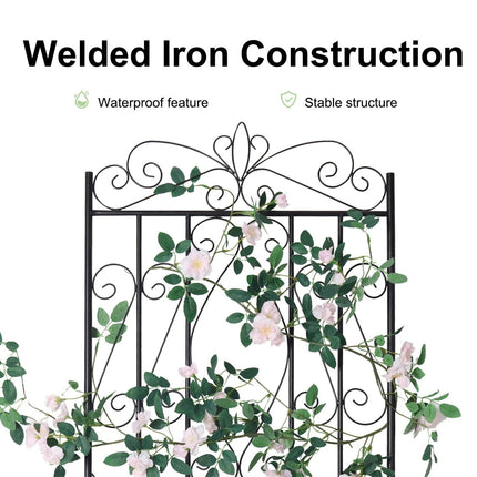 Elegant 2PCS Metal Garden Trellis - Wnkrs