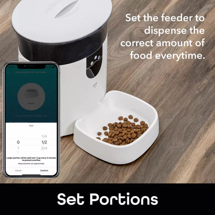 7L Smart Automatic Pet Feeder with HD Camera & Voice Message - Wnkrs