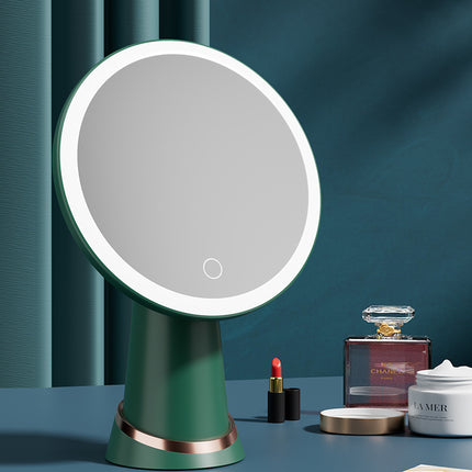 Miroir cosmétique à LED avec 3 réglages de lumière de couleur et commande tactile