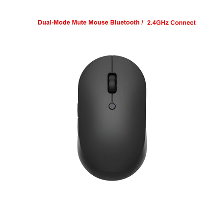 Souris silencieuse USB Bluetooth sans fil à double mode – Souris optique silencieuse pour le bureau et les jeux