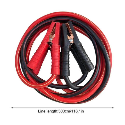 Heavy Duty Jumper Cables - Quick Connect Battery Booster Jump Leads for Cars, Vans, and Trucks - Wnkrs