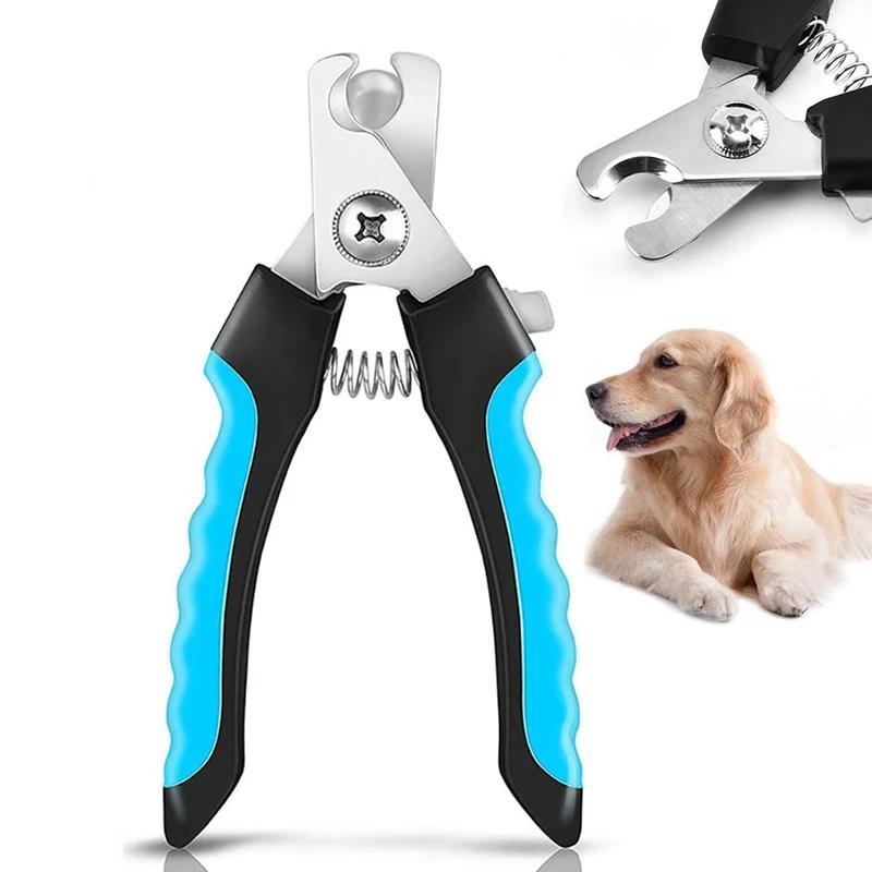 Pet Nail Clippers with Guard & Storage Lock