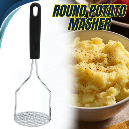 Stainless Steel Handle Potato Masher & Ricer Mash Potatoes Vegetables Tool - Wnkrs