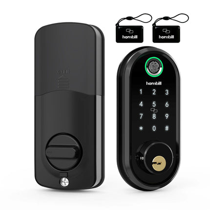 WiFi Enabled Smart Door Lock with Biometric Fingerprint, IC Card, and Remote Unlock - Wnkrs