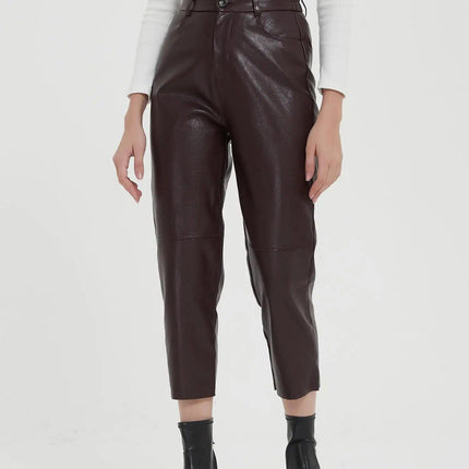 Faux Leather Pants