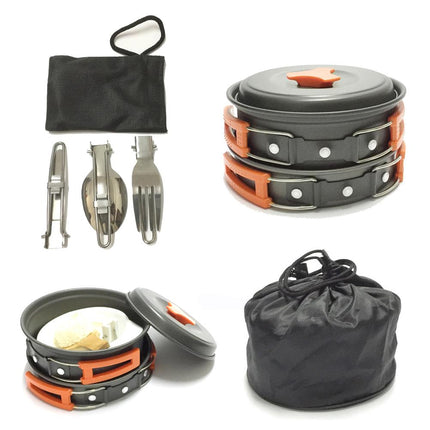 Cookware Portable Outdoor  Tableware Picnic Set - Wnkrs