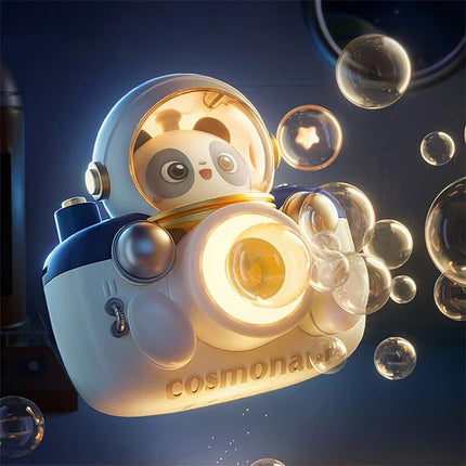 Astronaut-Themed Bubble Camera: Automatic Electric Bubble Blower for Kids - Wnkrs