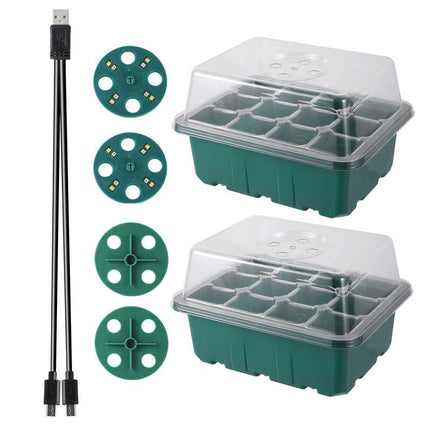 Kit de bandeja para semillas con luces LED para cultivo