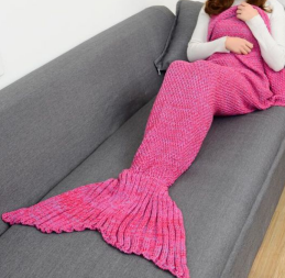 Mermaid Tail Knitting Sleeping Blanket - Wnkrs