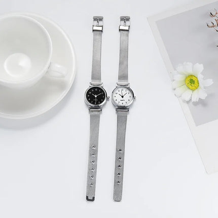 Silver Stainless Steel Women's Fashion Watch