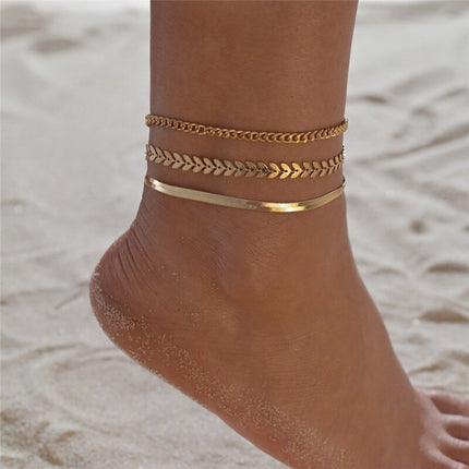 Women's Bohemian Snake Anklet - Wnkrs