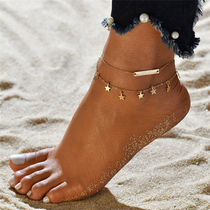 Summer Anklet with Star Pendant - Wnkrs