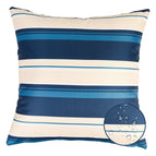 2pcs 18x18in / Stripe Navy blue