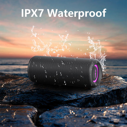 P3 30W Portable Bluetooth Speaker - IPX7 Waterproof Wireless Soundbox with Bass Boost and RGB Lights