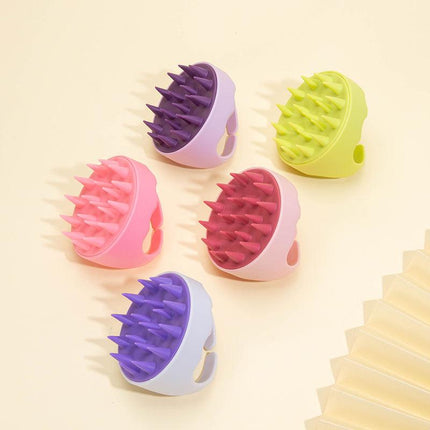 Brosse de massage du cuir chevelu en silicone