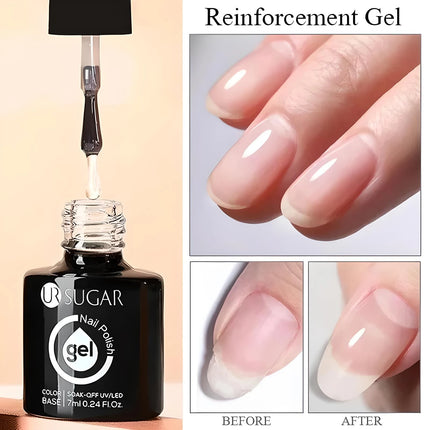 Vernis à ongles gel de renforcement et top coat 7 ml