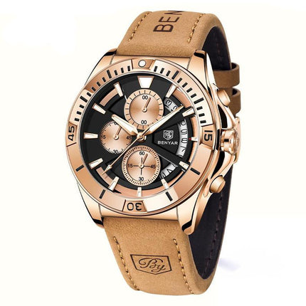 Reloj deportivo de cuarzo de lujo para hombre