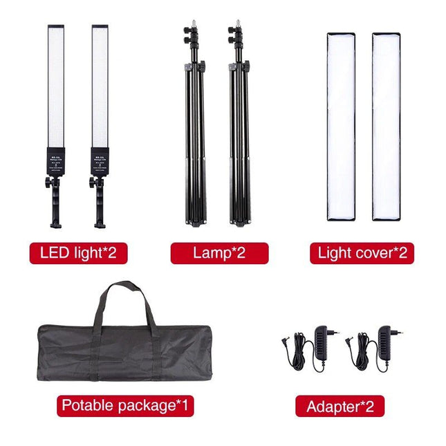 Adjustable Bi-Color LED Studio Lighting Kit - Wnkrs