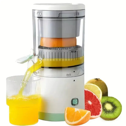 Compact USB Rechargeable Electric Juicer - Stainless Steel Blade, Multi-Fruit Capability, Easy Clean - Wnkrs