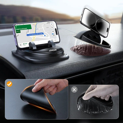 Universal Silicone Car Dash Phone Mount with Anti-Slip & 360° Rotation - Wnkrs