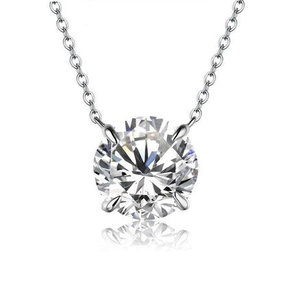 Elegant 1CT Moissanite Diamond Necklace - Wnkrs