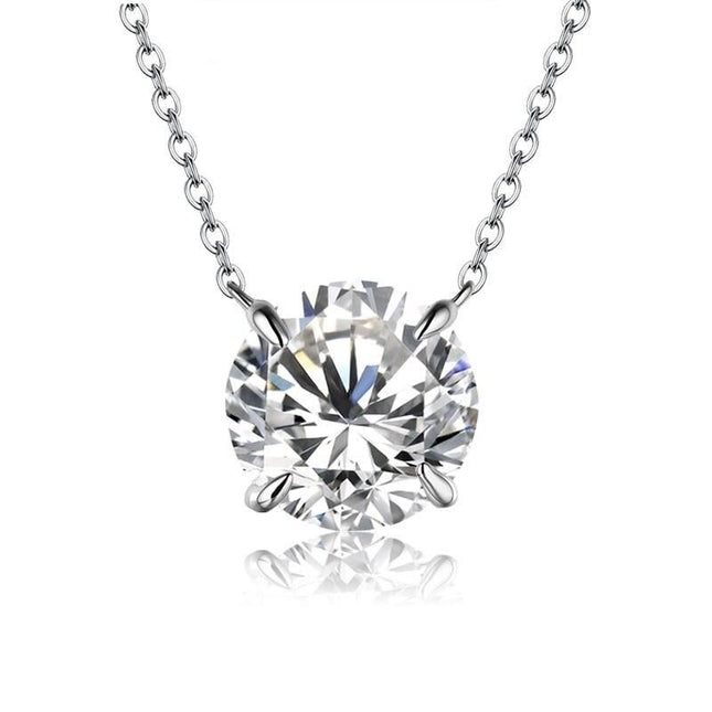 Elegant 1CT Moissanite Diamond Necklace - Wnkrs