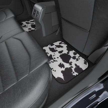 Cow Print Waterproof Car Floor Mats (Set of 4) - Wnkrs