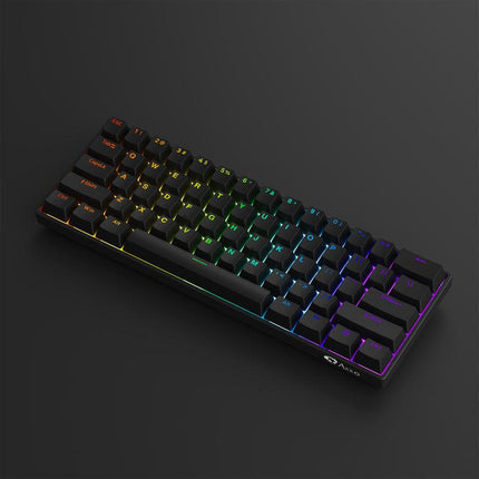 61-Key Wired Mechanical Gaming Keyboard with Rapid Trigger and RGB Backlight