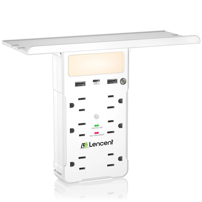 6-Outlet Surge Protector with USB