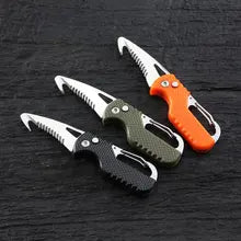 Compact Stainless Steel Keychain Utility Knife
