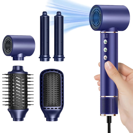 Brosse sèche-cheveux haute vitesse 5 en 1