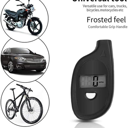 Compact Keychain Digital Tire Pressure Gauge with LCD Display - Wnkrs