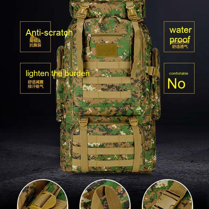 Sac à dos d'alpinisme extérieur camouflage