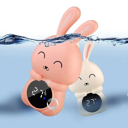 Adorable Cartoon Floating Baby Bath Thermometer with Digital LED Display - Wnkrs