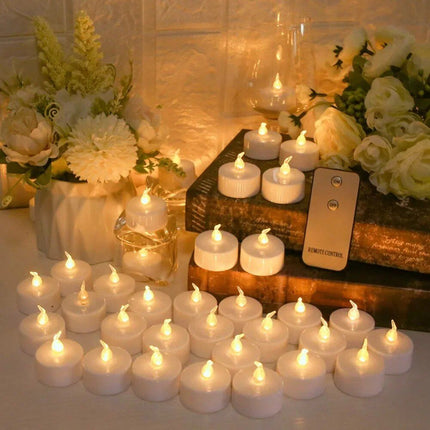 LED Flameless Tea Light Candles with Remote - Wnkrs