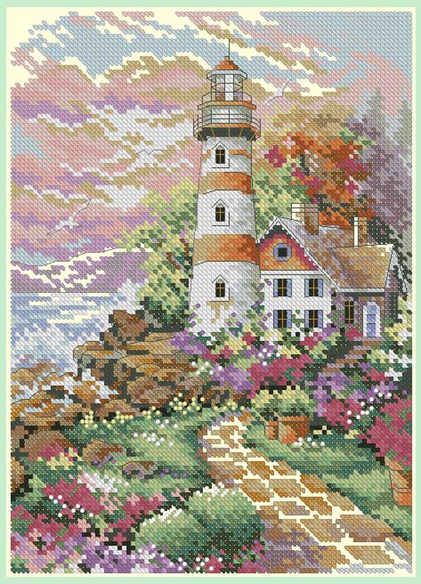 Lighthouse Cross Stitch Kit - Wnkrs