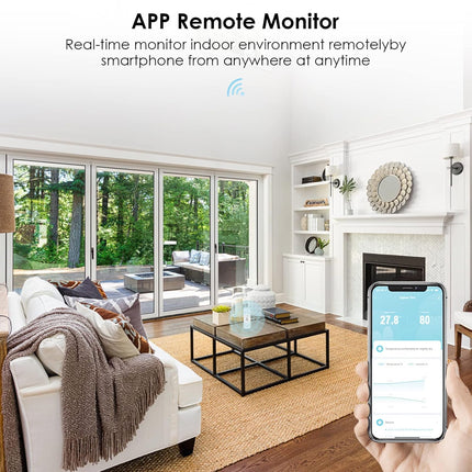 Sensor de temperatura y humedad inteligente por WiFi