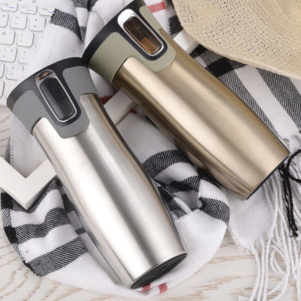 Vacuum Insulated Stainless Steel Travel Mugs Water Flask Thermal Tea Bottle - Wnkrs