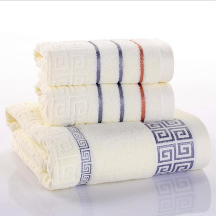 Three-piece cotton towel set - Wnkrs