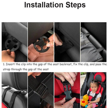 Adjustable Child Safety Seat Mat - Wnkrs