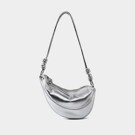 Bolso bandolera minimalista de piel suave