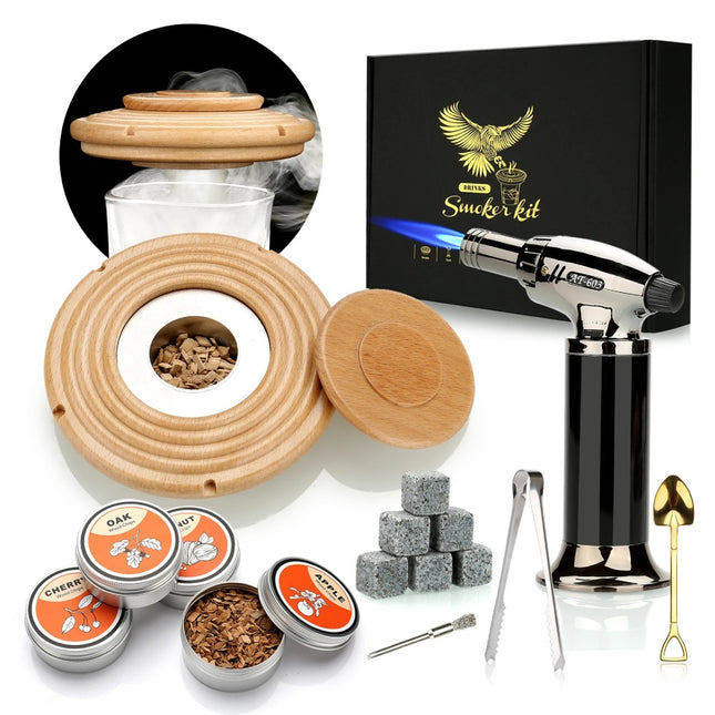 Kit de fumage de cocktail avec torche