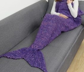 Mermaid Tail Knitting Sleeping Blanket - Wnkrs