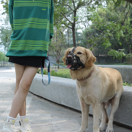 Muselière pour chien respirante et durable - Conception de panier anti-morsure, parfaite pour les Golden Retrievers et les grandes races