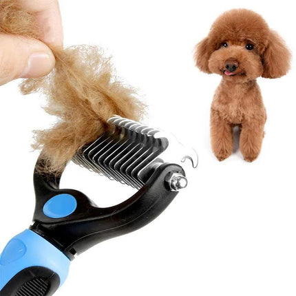 Outil de toilettage pour animaux de compagnie de qualité supérieure – Brosse de toilettage pour chiens et chats en acier inoxydable