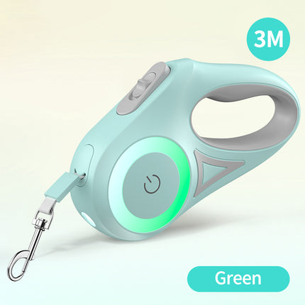 3M Retractable Dog Leash with LED Light